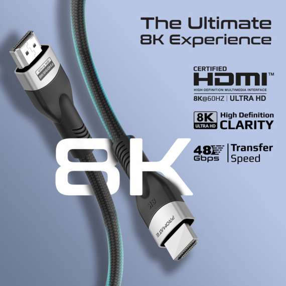 Promate PrimeLink8k-500 HDMI Slim Flexible Cable, 2 image