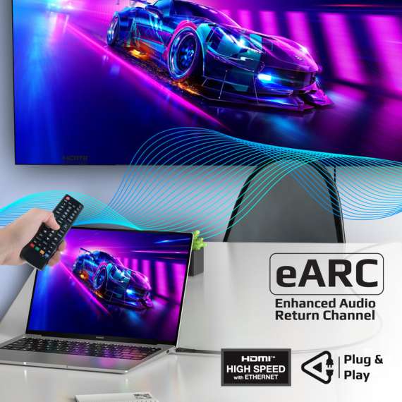 Promate PrimeLink8k-500 HDMI Slim Flexible Cable, 3 image