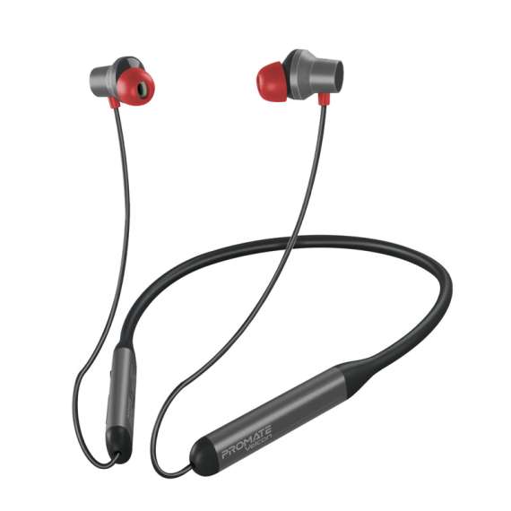 Promate Velcon wireless neckband Bluetooth Earphones, 2 image