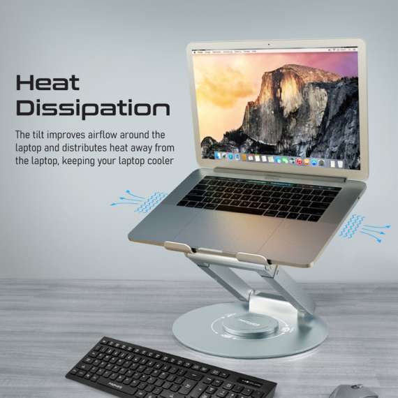 Promate DeskMate-6 Aluminium Laptop Stand, 3 image