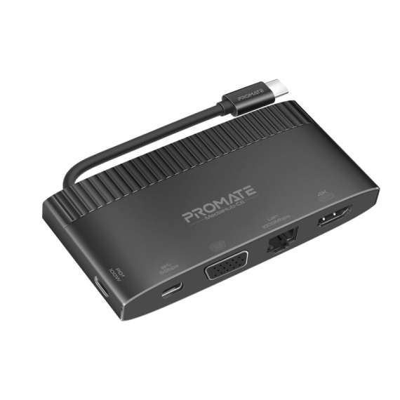 Promate MediaHub-C6 USB-C Media Hub