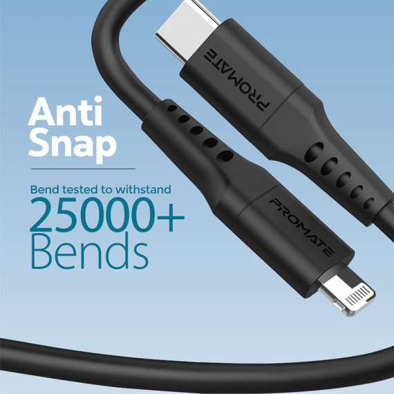 Promate PowerLink-200 Fast Charging Lightning Cable, 2 image