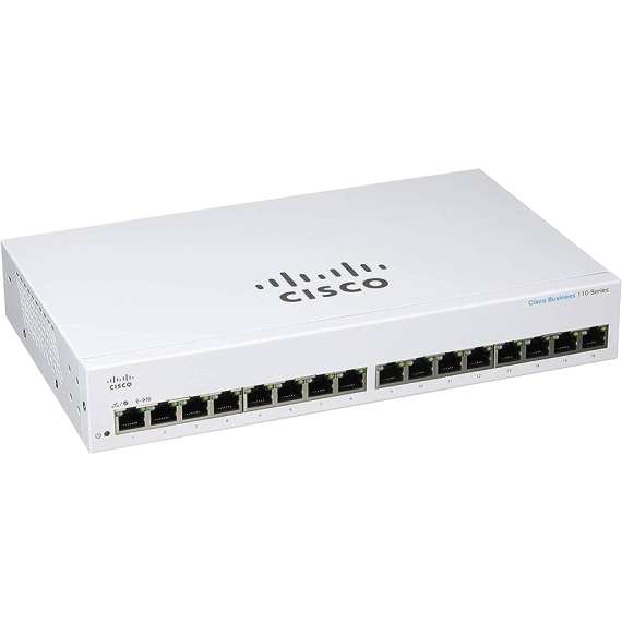 Cisco CBS CBS110-16T-UK Unmanaged 16-Port Gigabit Switch