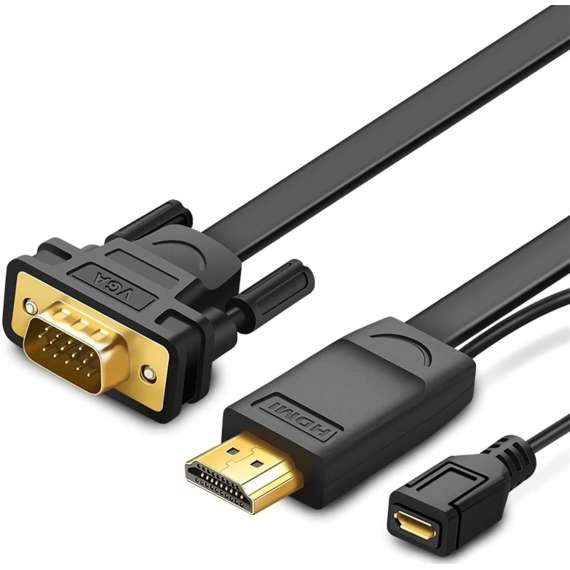 UGREEN MM101 HDMI to VGA Converter  Round Cable