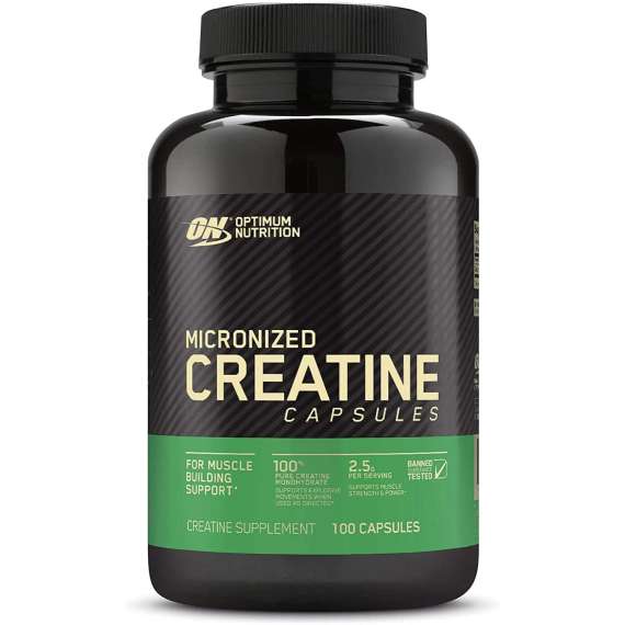 Optimum Nutrition Micronized Creatine 100 Capsules Supplement