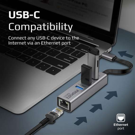 Promate GigaHub-C Multi-Port USB-C Hub, 2 image