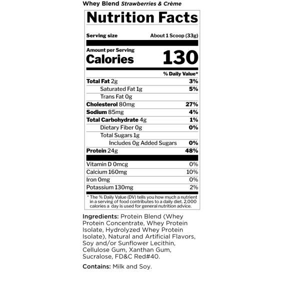 Rule1 2Lbs Whey Blend Protein Powder, 3 image