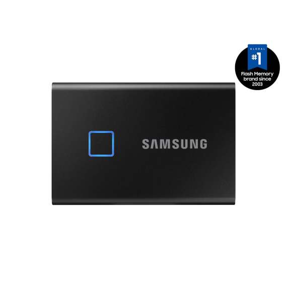 Samsung 1TB T7 Touch Portable External SSD  with Fingerprint Security