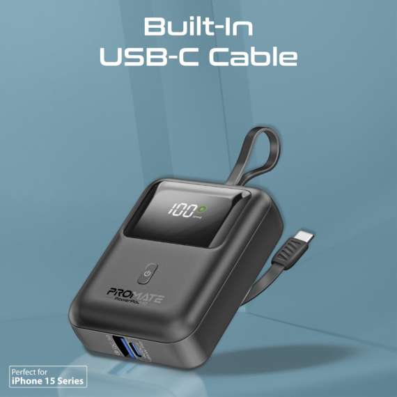 Promate PowerPod-10 35W 10000mAh Powerbank, 2 image