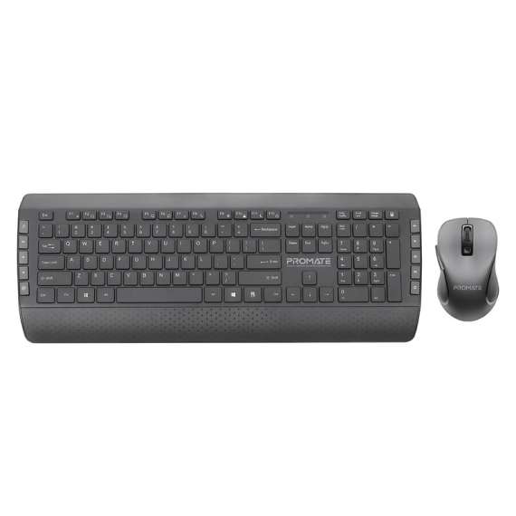 Promate ProCombo-10 Ergonomic Comfortable Keyboard and Mouse, 3 image