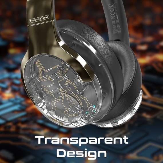 Promate TransTune Active Noise Cancelling Bluetooth Headphones, 4 image