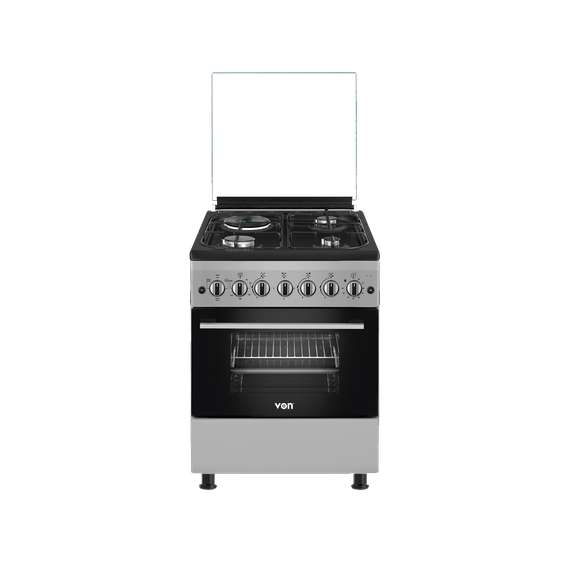 Von VCF553131NFS 3 Gas 1 Electric Cooker