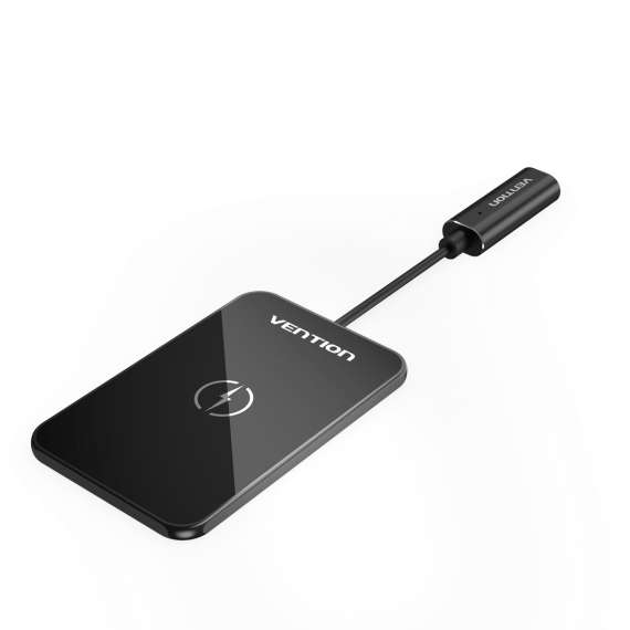 Vention Wireless 15W Ultra thin Mirrored Surface Type 0.05M Black  Charger