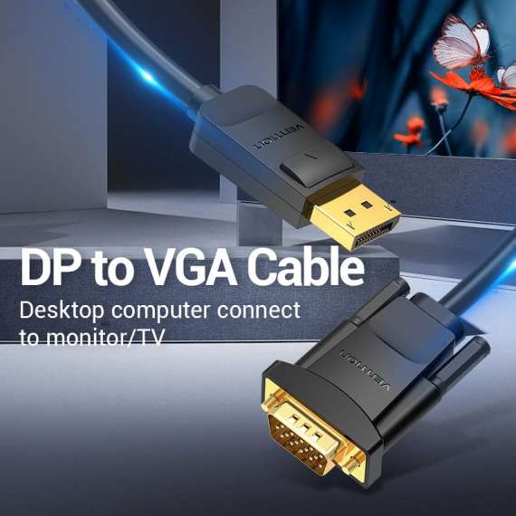 Vention Display Port  to VGA 1.5M Cable, 2 image