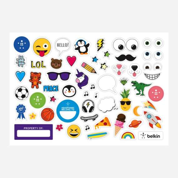 Belkin SoundForm Mini Wireless On-Ear Headphones for Kids, 9 image