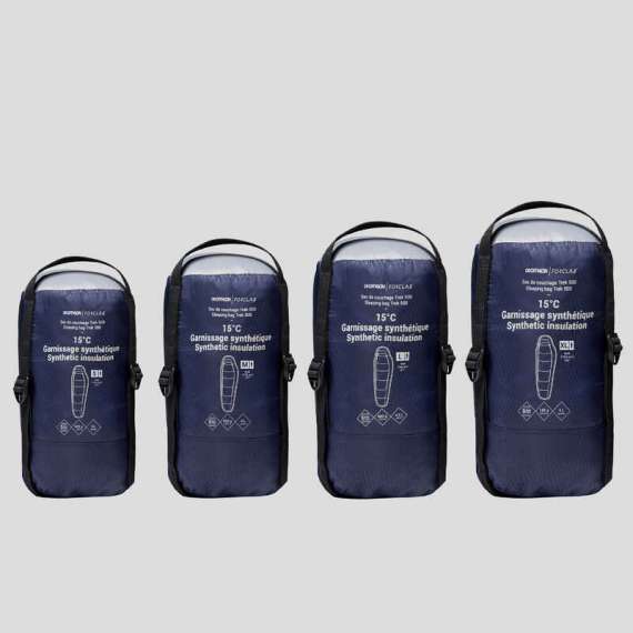 Forclaz  Mummy MT500 15°c  Polyester Trekking Sleeping Bag, 3 image