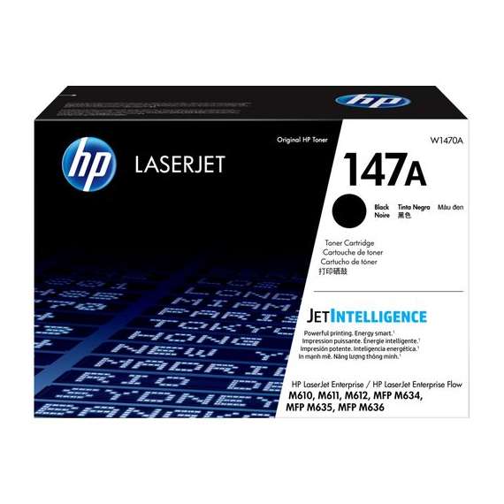 HP 147A Black Original LaserJet Toner Cartridge (W1470A)