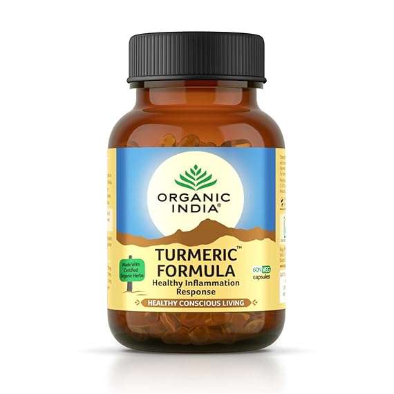 Organic India Turmeric Formula 60Capsules Supplement