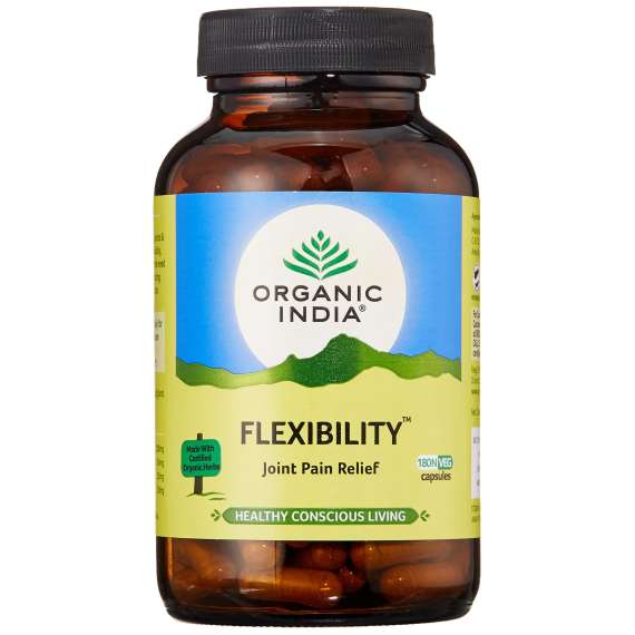 Organic India Flexibility Joint Pain Relief 60 Capsules Supplement