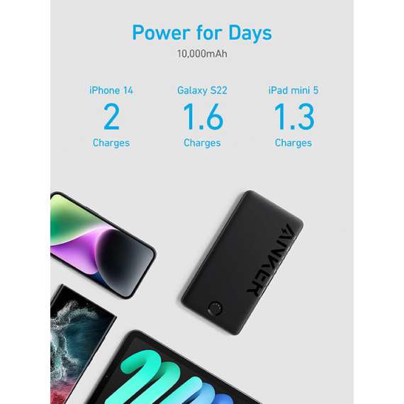 Anker 323 10000 mAh 12W Power Bank, 3 image