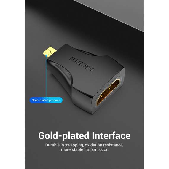 Vention Micro HDMI Male to HDMI Female Adapter, 3 image