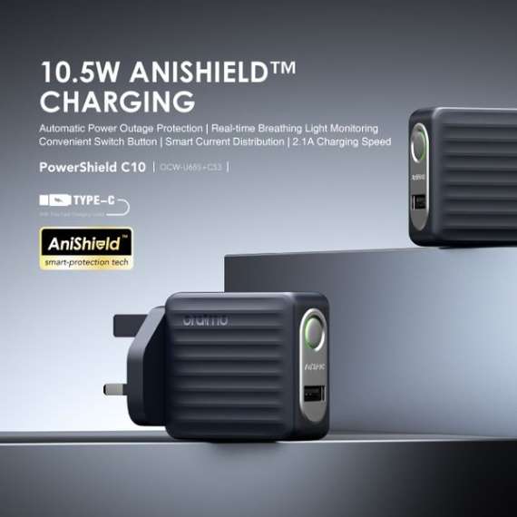 Oraimo PowerShield C10 10.5W Wall Charger, 2 image