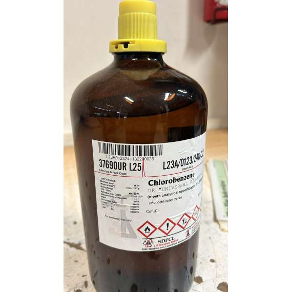 SD Fine 2.5Litre Chlorobenzene Analytical Reagent, 3 image