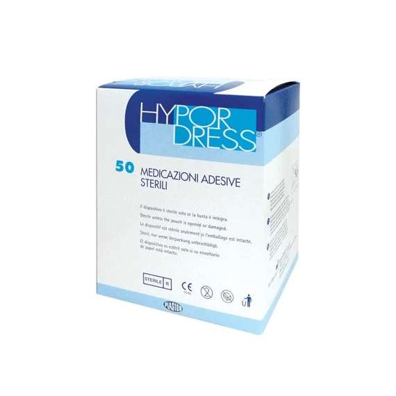 Plastod Hypordress BWT 8cm by 10cm 50Pack Adhesive Waterproof Dressings