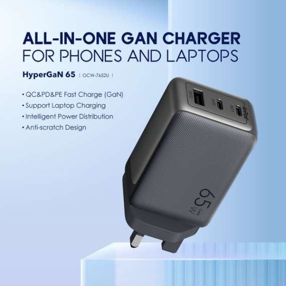 Oraimo HyperGaN 65 65W GaN Fast Charger, 2 image