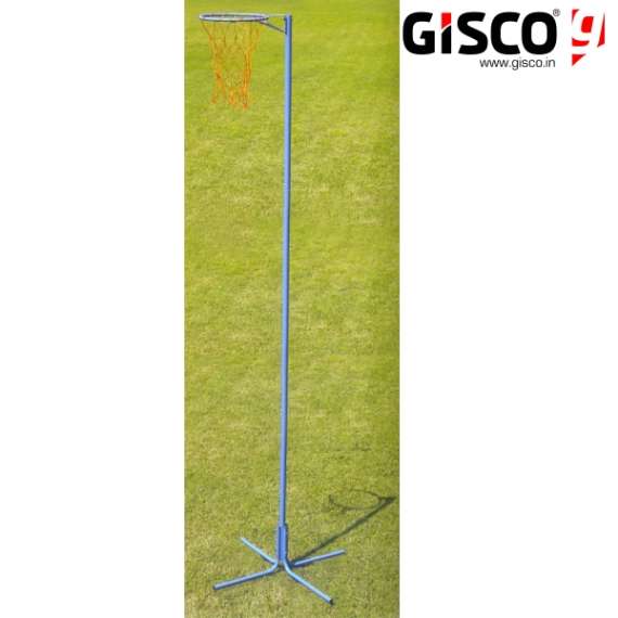 Gisco Netball Posts With Base, Ring & Net
