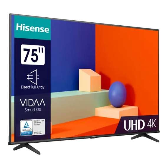 Hisense  75A6K 75 Inch VIDAA 4K UHD Smart TV