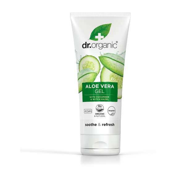 Dr Organic 200ml Aloe Vera Gel with Cucumber Moisturizer