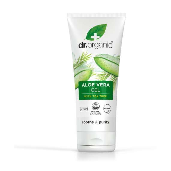 Dr Organic 200ml Aloe Vera Gel with Tea Tree Moisturizer