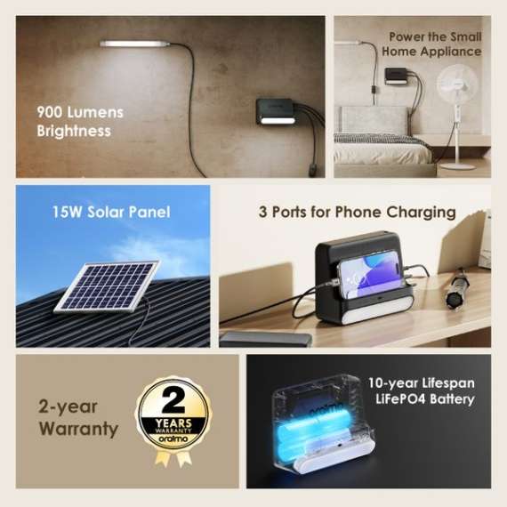 Oraimo PowerSolar 76 Solar Home Lighting System, 4 image