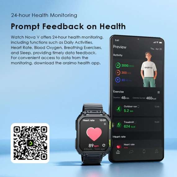 Oraimo Watch Nova V Smart Watch, 6 image