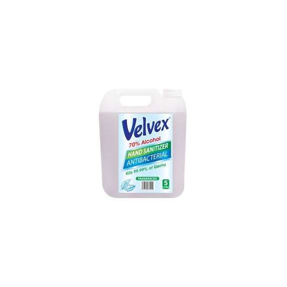 Velvex 5Litre Liquid Hand Sanitizer, Sterilizer Scents: Summer Breeze