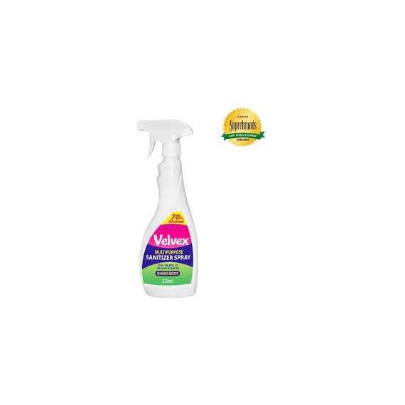 Velvex 530ml 6Pack Multipurpose Hand Sanitizer Spray, Sterilizer Scents: Summer Breeze