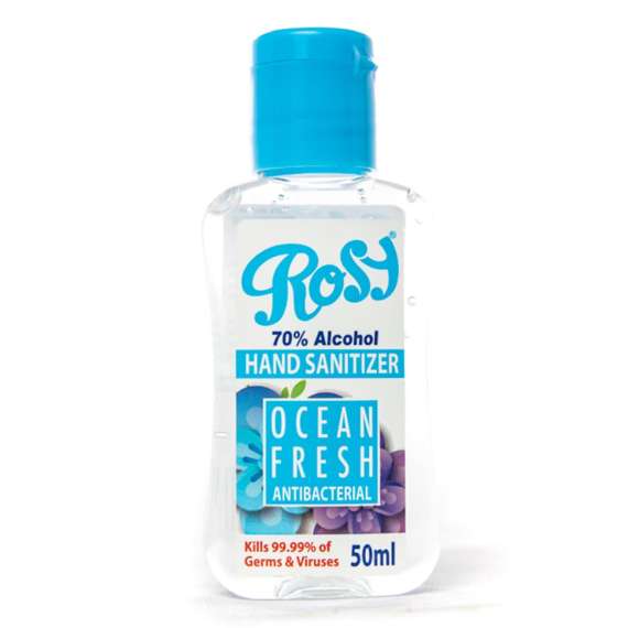 Rosy 50ml 24Pack Hand Sanitizing Gel, Sterilizer Scents: Ocean Breeze