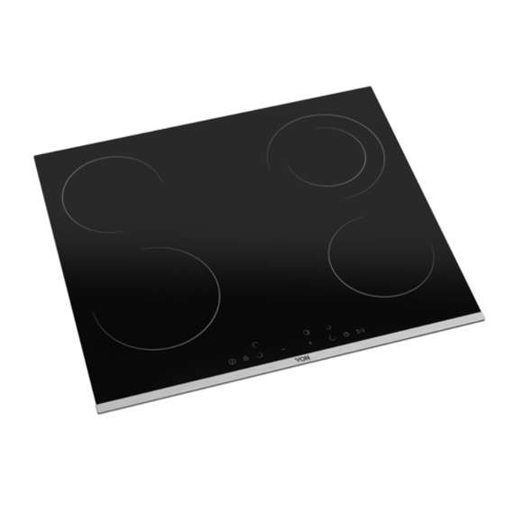 Von VBBV6041WFK 60cm  4 Electric Ceramic Hob
