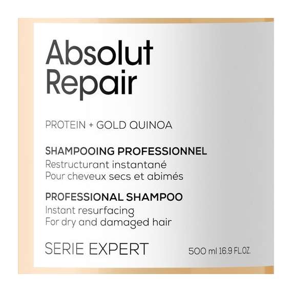 Loreal 500ml Absolut Repair Instant Resurfacing Shampoo, 3 image
