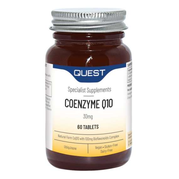 Quest 30mg 60Tablets Coenzyme Q10 Supplement