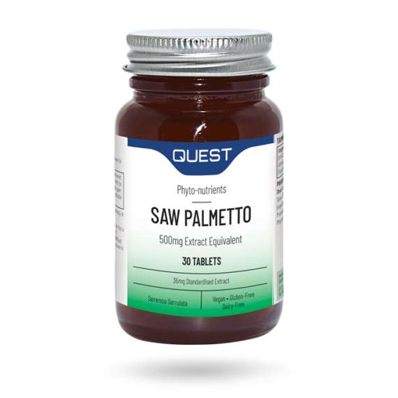 Quest Saw Palmetto 36mg 30 Tablets Supplement