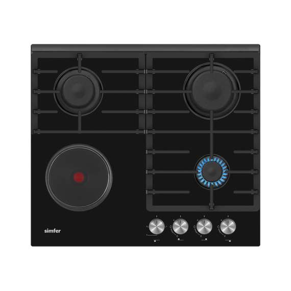 Simfer H6313HESSP 3 Gas 1 60CM Hob