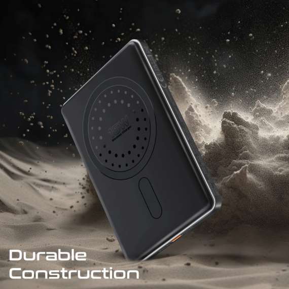 Promate 5000mAh Ultra-Slim MagSafe Compatible Wireless Charging PowerBank, 6 image