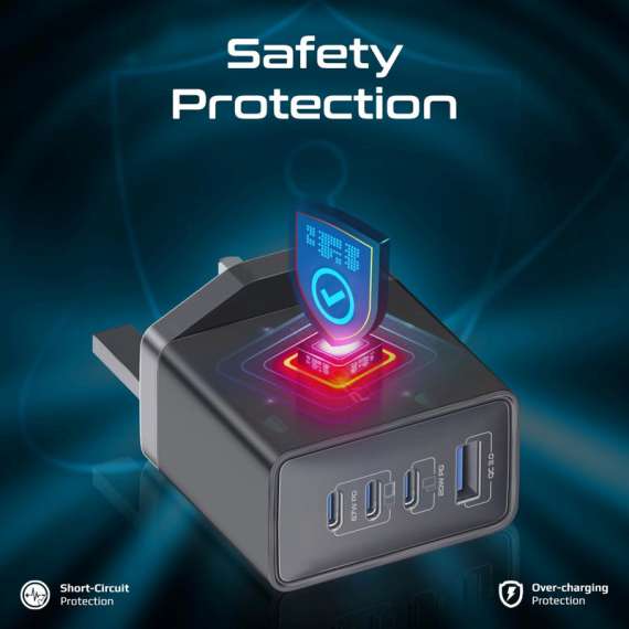 Promate 67W PD GaNfast Charger, 6 image