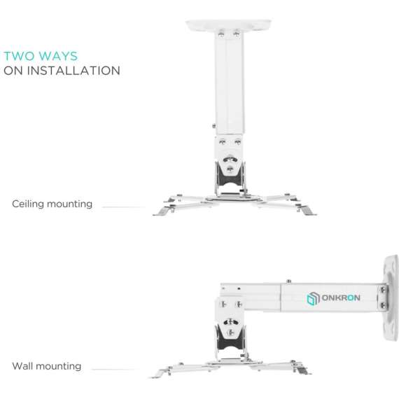 Onkron K3A Ceiling Projector Mount, 2 image