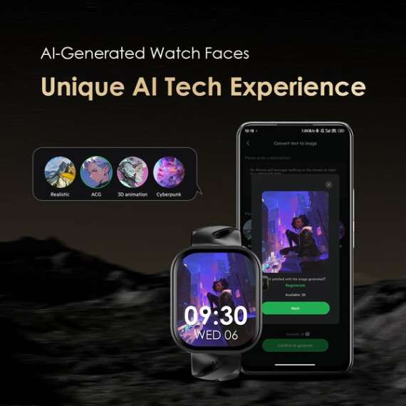 Oraimo Watch Pro AM 1.85″ AMOLED IP68 Smart Watch, 3 image