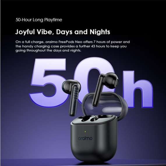 oraimo FreePods Neo Half In Ear True Wireless Earbuds, 5 image