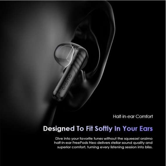 oraimo FreePods Neo Half In Ear True Wireless Earbuds, 6 image