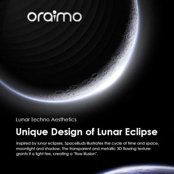 oraimo SpaceBuds Hybrid ANC True Wireless Earbuds, 4 image